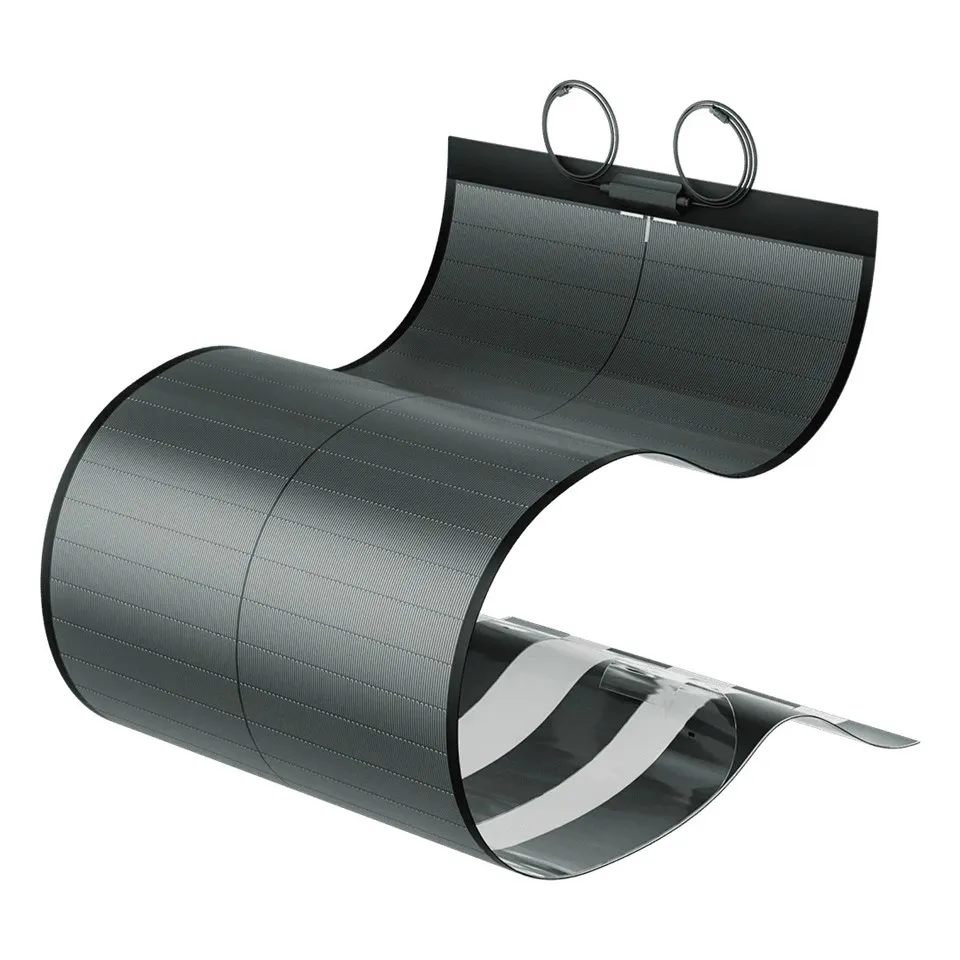 Fleksible solcellepaneler for biltak